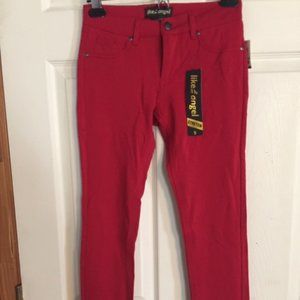 Like an Angel Stretch Leggings Red Women's Size S